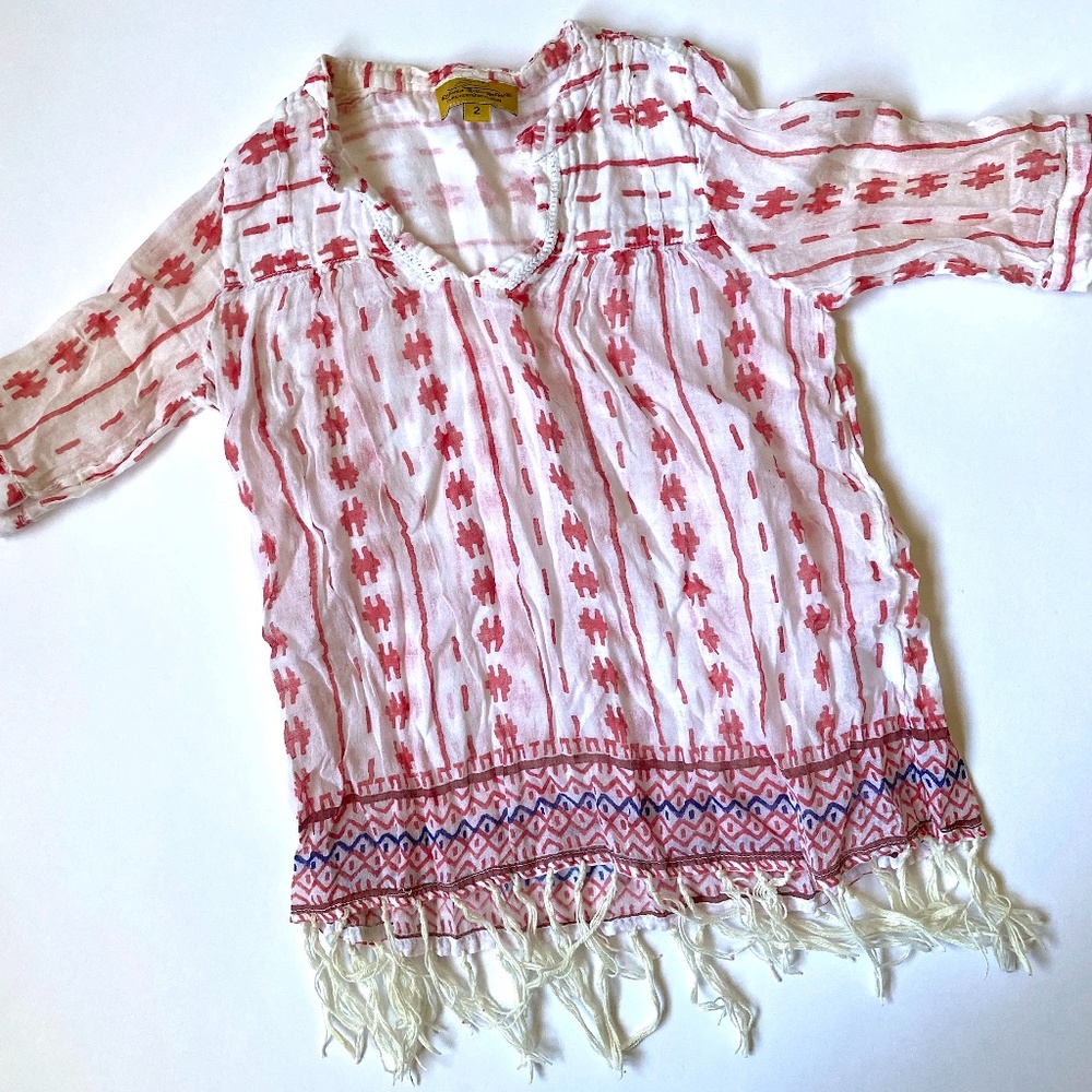 Roberta Roller Rabbit Tunic Beach Cover Up 2T